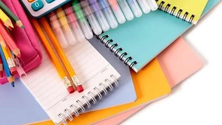 Lista de material escolar para 2025: confira itens essenciais